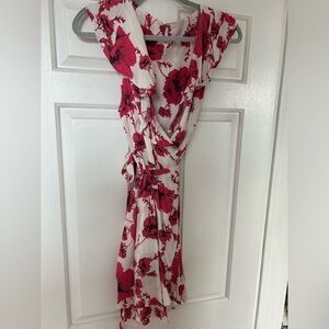 Pink floral free people dress